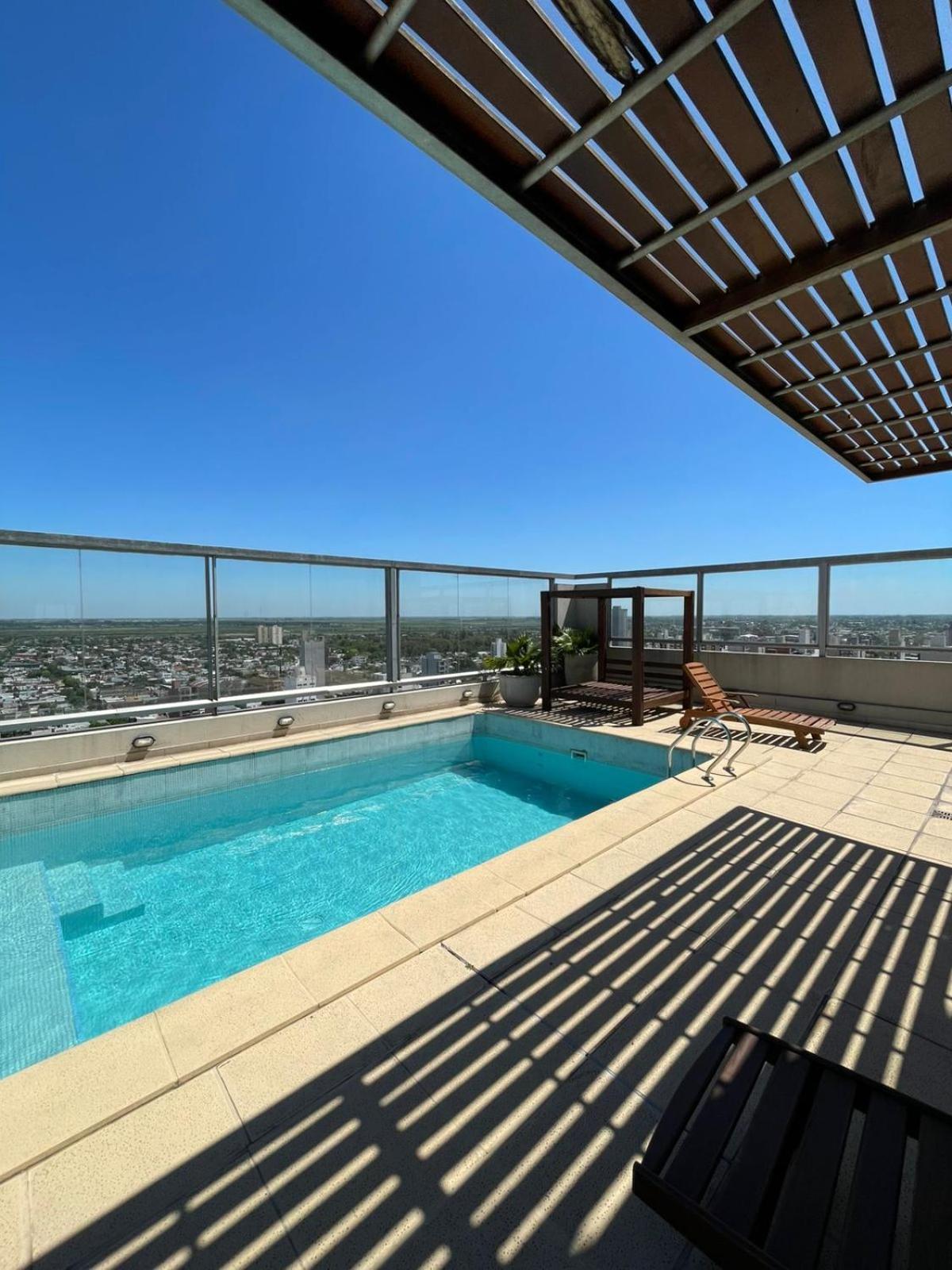 Hermoso departamento con cochera y piscina. Santa Fe Exterior foto